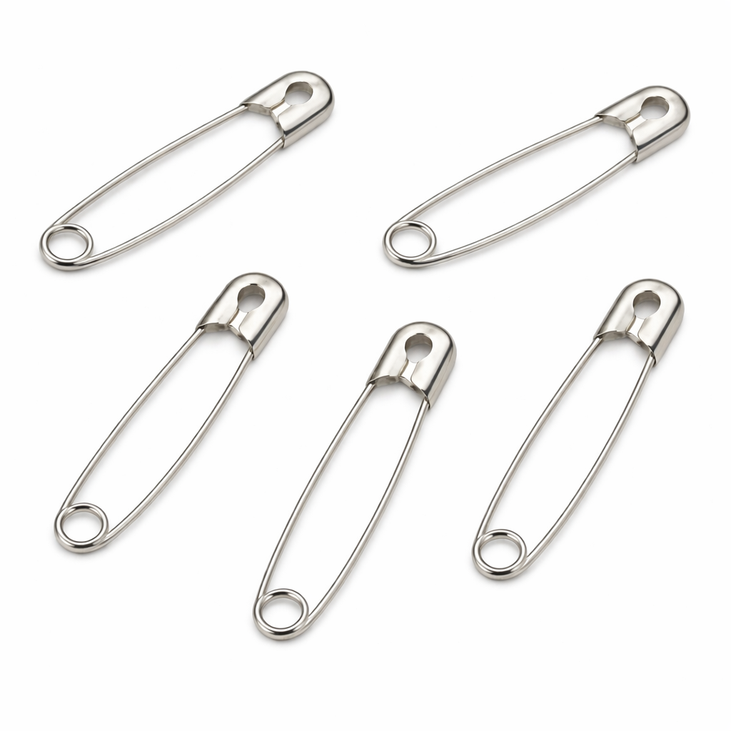 Prym, Sicherheitsnadeln, silber 38mm