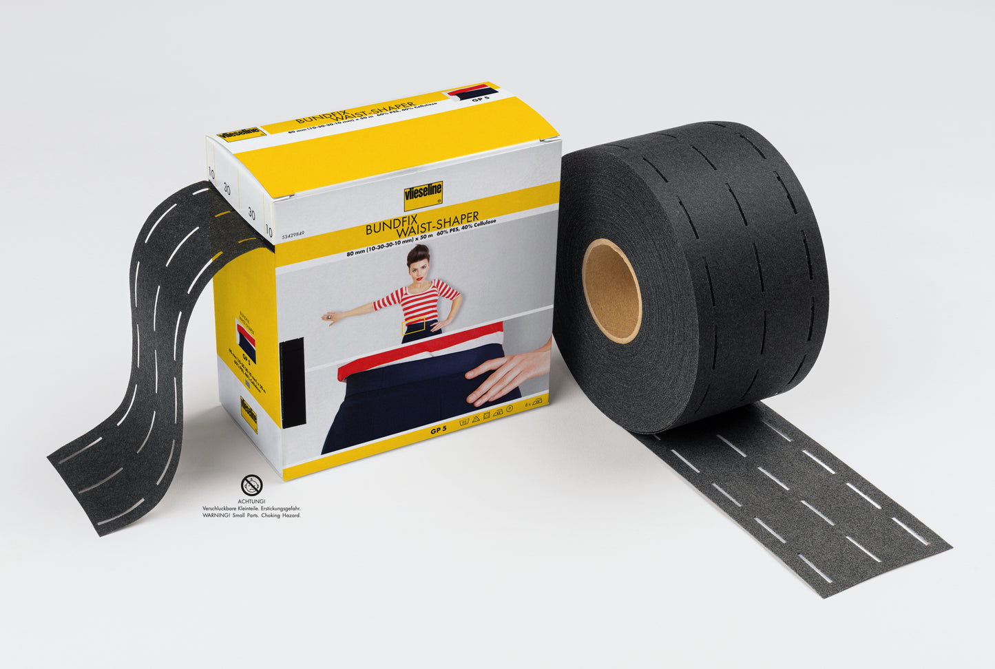 Vlieseline GP 5 Stanzband Bundix, 80 mm (10-30-30-10)