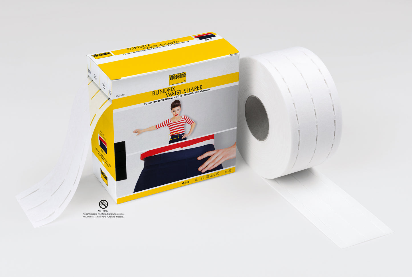 Vlieseline GP 3 Stanzband Bundix, 70 mm (10-25-25-10)