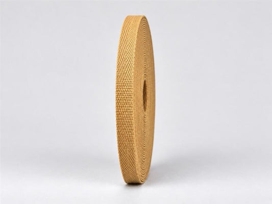 Serge-Band Baumwolle 12 mm – Camel col. 62