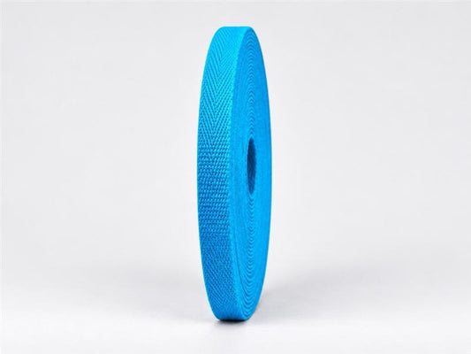 Serge-Band Baumwolle 12 mm – Türkis col. 11