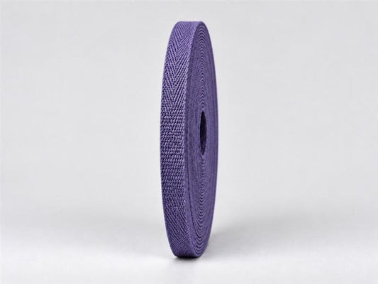 Serge-Band Baumwolle 12 mm – Violett col. 42