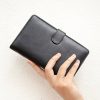 LEATHER TRAVEL WALLET - TEXTURED